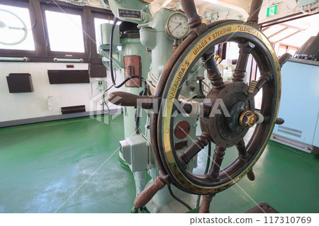 Bridge of the icebreaker: Soya's steering wheel Bridge of the icebreaker: Soya's steering wheel 117310769