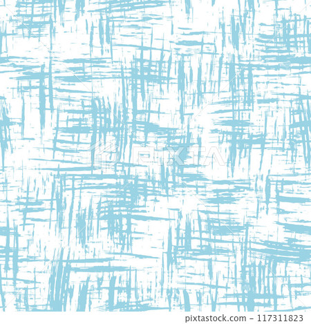 Beautiful abstract seamless pattern with monochrome ornament. Abstract hand drawn print design. Stock illustration. 117311823