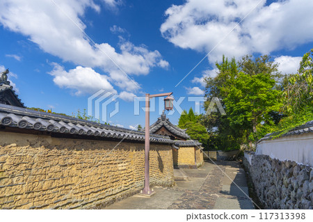 Nara, Todaiji Nigatsudo's back approach to the Great Buddha Hall on the left 117313398