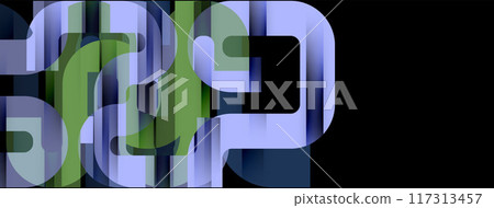 Lines, abstract letter style design background. Geometric vector Illustration For Wallpaper, Banner, Background, Card, Book Illustration, landing page Lines, abstract letter style design background. Geometric vector Illustration For Wallpaper, Banner, Background, Card, Book Illustration, landing page 117313457
