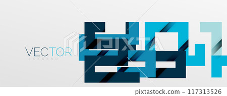 Color bend lines with shadow texture effect. Vector Illustration For Wallpaper, Banner, Background, Card, Book Illustration, landing page 117313526