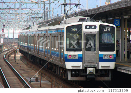 [JR-W] Sanyo Main Line 213 Series Train (6-car train: Okayama⇔Mihara) 117313599