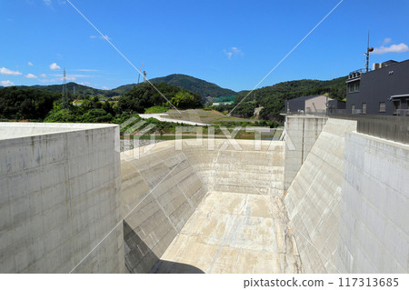 Aikawa Dam and spillway Aikawa Dam and spillway 117313685