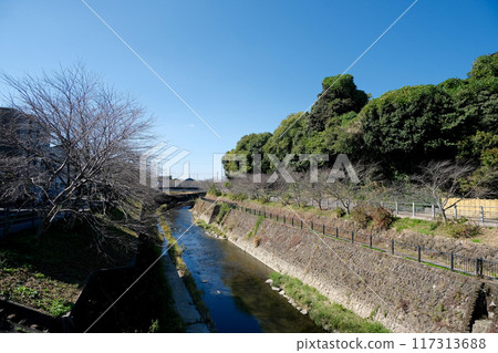 Kakegawa City, Shizuoka Prefecture_From the west side of Midori Bridge to Sakagawa 3_October 2023 Kakegawa City, Shizuoka Prefecture_From the west side of Midori Bridge to Sakagawa 3_October 2023 117313688