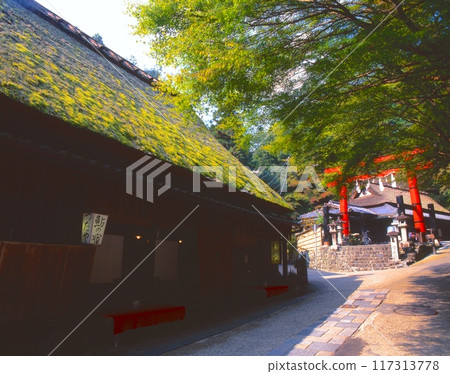 Sagatoriimoto in Sagano, Kyoto (the town in front of Atago Shrine) / Season of fresh greenery / "Nationally designated Important Preservation District for Groups of Traditional Buildings" Sagatoriimoto in Sagano, Kyoto (the town in front of Atago Shrine) / Season of fresh greenery / "Nationally designated Important Preservation District for Groups of Traditional Buildings" 117313778