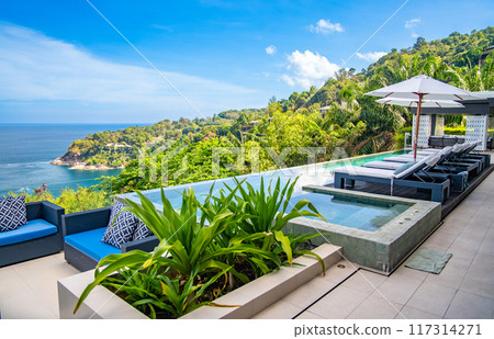 View of luxury Villa in Phuket, Thailand 117314271