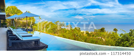 View of luxury Villa in Phuket, Thailand 117314450