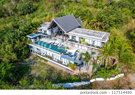 View of luxury Villa in Phuket, Thailand View of luxury Villa in Phuket, Thailand 117314480