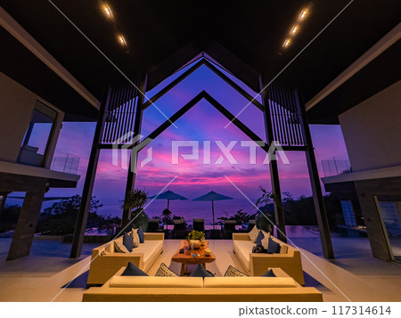 View of luxury Villa in Phuket, Thailand View of luxury Villa in Phuket, Thailand 117314614