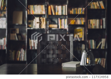 Study/Office Desk (Law Office/Office/CEO's Office/Antiques/Bookshelf) 117314958