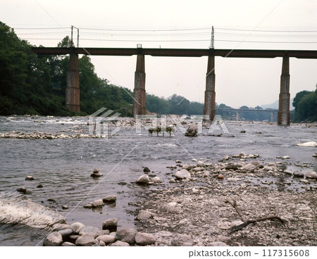 A view of the bridge at Nagatoro in May 1976 A view of the bridge at Nagatoro in May 1976 117315608