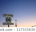 los angeles, route 66, sunset 117315630