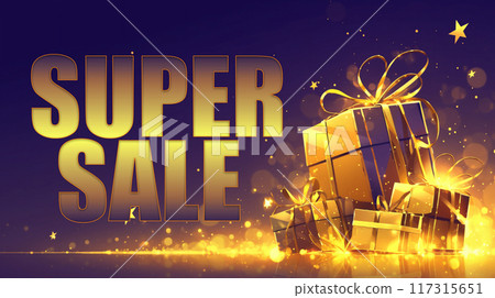 Super sale banner background 117315651