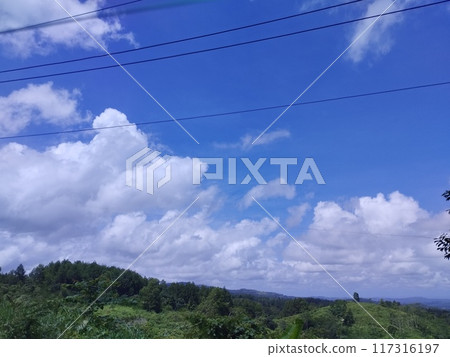 blue sky with cloud blue sky with cloud 117316197