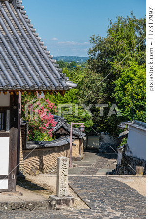 The back approach to Todaiji Temple's Nigatsudo Hall 117317997