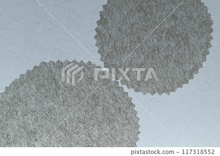 Gear image background material made of Japanese paper 117318552