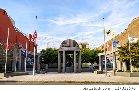 World War II Memorial near New Jersey State House in Trenton, United States 117318576
