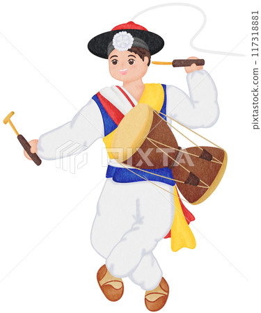 janggu dance janggu dance 117318881