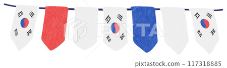 South Korean flag for hanging 117318885