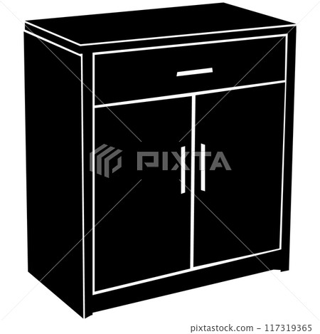 cupboard icon vectors illustration symbol design cupboard icon vectors illustration symbol design 117319365