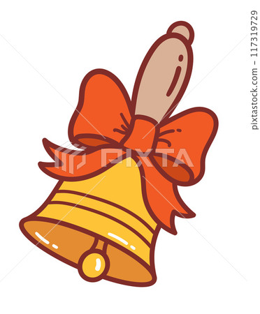 Vector illustration of school bell Vector illustration of school bell 117319729