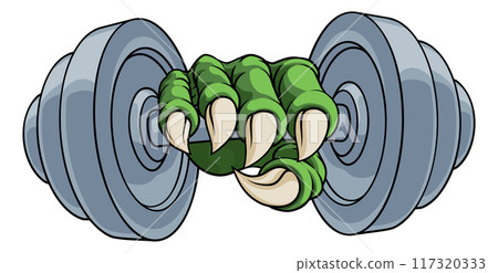 Claw Dumb Bell Gym Weight Dumbbell Monster Hand 117320333