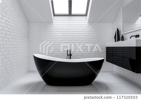 A beautifully crafted modern luxurious bathroom design for comfort and style 117320503