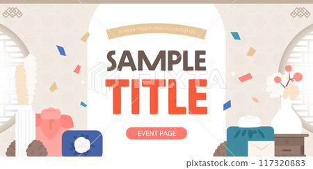 Highly utilized Chuseok Traditional Holiday Banner Template 117320883