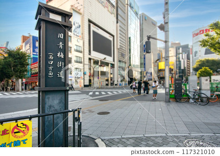 Old Ome Kaido, west exit, Shinjuku, Tokyo 117321010