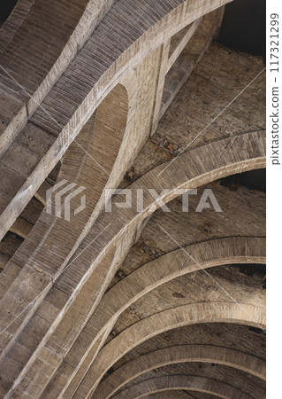 Interior of an old grain warehouse in Bordeaux Interior of an old grain warehouse in Bordeaux 117321299