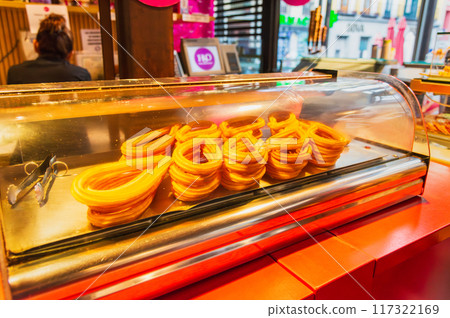 Authentic Spanish Churros at San Miguel Market 117322169