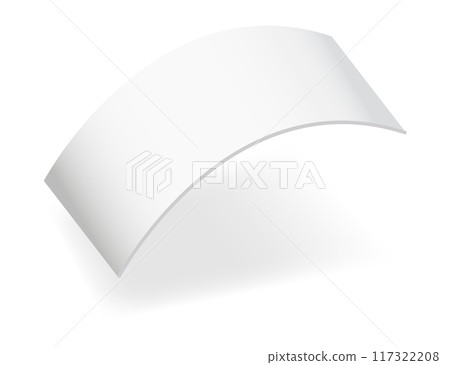 Blank payment check and receipts with shadow. Curved financial paper, purchase invoice. Buying, bill or calculate pay. Receipt the seller form Blank payment check and receipts with shadow. Curved financial paper, purchase invoice. Buying, bill or calculate pay. Receipt the seller form 117322208