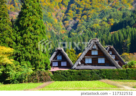 秋天的白川鄉 秋天的白川鄉 117322532
