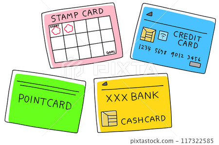 Loose and simple card set - solid color 117322585