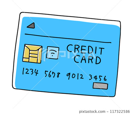 A simple and relaxed credit card, solid color A simple and relaxed credit card, solid color 117322586