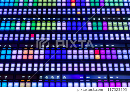 Modern Live television broadcast video switcher production Modern Live television broadcast video switcher production 117323393