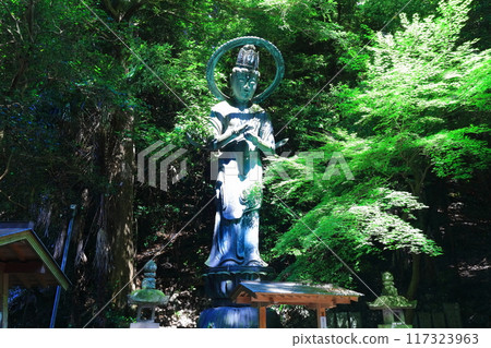 [Kagawa Prefecture] Shikoku Pilgrimage "71st Temple" Yatani Temple (Kengozan, Senjuin) Vajrapani Bodhisattva 117323963