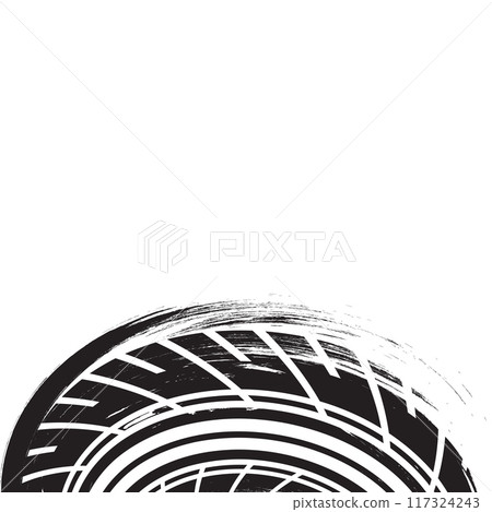 Tire vector icon illustration 117324243