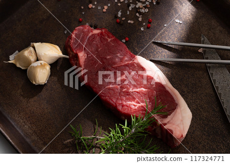 肉類燒烤鐵板 117324771