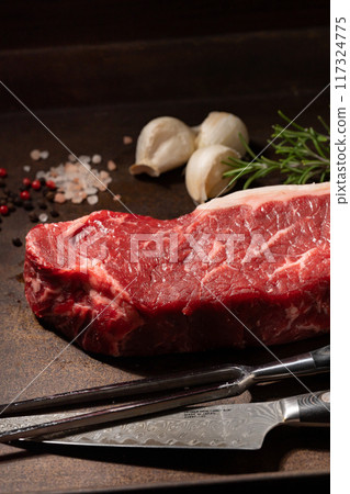 Meat BBQ Iron Plate Meat BBQ Iron Plate 117324775