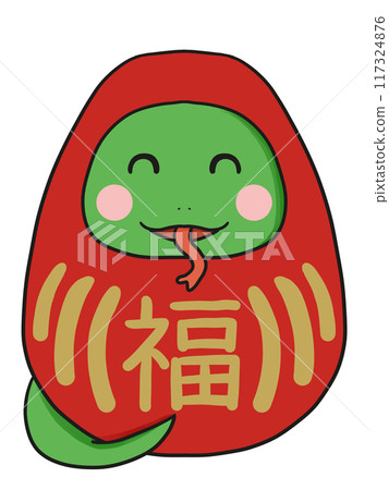 Snake Daruma (Lucky Smile 2) 117324876