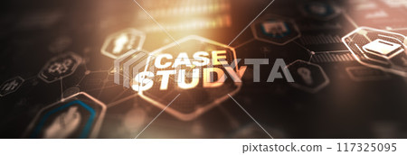 Case Study Education concept. Study online e-learning Case Study Education concept. Study online e-learning 117325095