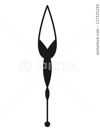 Clock pointer arrow. Black silhouette chronometer element. Clock arm. Watch hands, isolated time pointer. Vector cartoon illustration Clock pointer arrow. Black silhouette chronometer element. Clock arm. Watch hands, isolated time pointer. Vector cartoon illustration 117325259