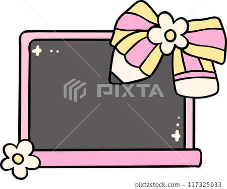 Coquette Girly blackboard school supplies 117325933