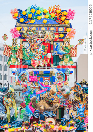 "Aomori Prefecture" Gorgeous float competition Hachinohe Sansha Taisai Summer 117326006