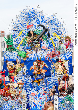 "Aomori Prefecture" Gorgeous float competition Hachinohe Sansha Taisai Summer 117326007