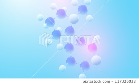 DNA Abstract Background Structure For Science Research And Gene Genetic, Healthcare And Medicine Design. Vector Illustration. 117326038
