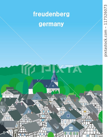 Freudenberg Germany summer scenery Freudenberg Germany summer scenery 117326073