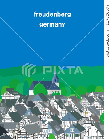 Freudenberg Germany summer scenery 117326075
