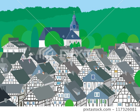 Freudenberg Germany summer scenery 117326081